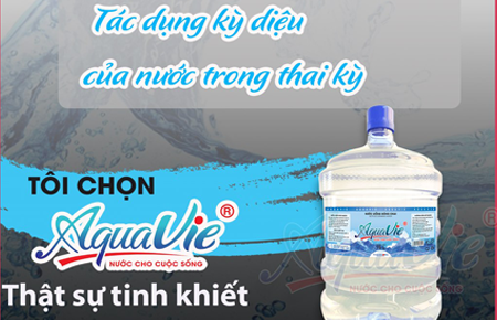 Tác dụng kỳ diệu của nước trong thai kỳ